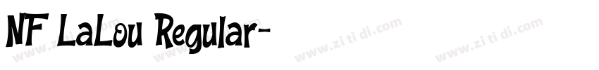 NF LaLou Regular字体转换